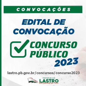 Edital de Convocação 001/2024 - Aprovados no Concurso Público 01/2023